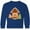 Royal Blue, variant on Inktastic Gingerbread House Christmas Long Sleeve Youth T-Shirt