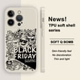 thumbnail image 1 of ¡Protege tu iPhone con estilo con una funda mate para teléfono con diseño de dibujos animados llamativo y atractivo!, 1 of 4