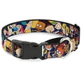 thumbnail image 1 of Buckle-Down "Nick 90's Rewind 16-Character Poses Navy Blue" Martingale Dog Collar, 1 of 1