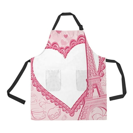 

ABPHQTO Valentine S Day Apron Home Kitchen Apron with Pockets