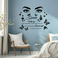 thumbnail image 4 of Inspirational Quote Wall Stickers Queen Rose Wall Art Stickers Nursery Wall Stickers Beauty Butterfly Wall Decals DIY Vinyl Art for Bedroom Classroom s Room Playroom Wall Decoration, 4 of 7