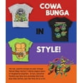 thumbnail image 2 of Nickelodeon Ninja Turtles T-Shirt, Toddler Boy Tee Kids Clothes, Green/Gray/Black, 3 Pack, 2 of 9