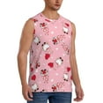 thumbnail image 2 of Balery Gnome With Heart Camisetas sin mangas para hombre, absorbe la humedad y protege contra el mal olor.-3X-Large, 2 of 7