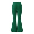 thumbnail image 7 of Tqcoqu Flare Leggings for Women High Waisted Bell Bottom Yoga Pants Stretchy Bootcut Lounge Pants Slim Fit Wide Leg Trouser,Army Green,Women's S-XXL, 7 of 7