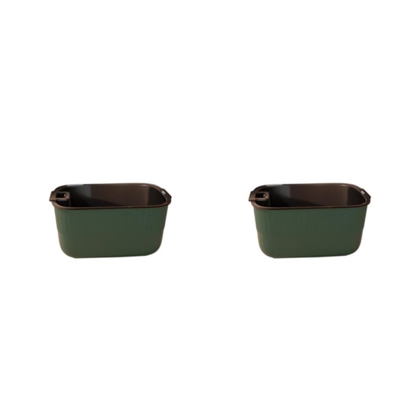 Bewildely Maceta absorbente de agua, macetas para plantas, lavabo para plantas, tira larga, jardinera de doble capa, instalación de cultivo de Type1 NO1
