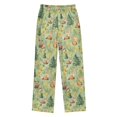 thumbnail image 2 of FORMRS Kids Pajama Pants with Pockets Size 6-8Y Boys Lounge Sleep Bottoms, Cartoon Forest Animals, 2 of 8