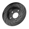 thumbnail image 2 of R1 Concepts Rear Brakes and Rotors Kit |Rear Brake Pads| Brake Rotors and Pads| Optimum OEp Brake Pads and Rotors |Hardware and Sensor Kit |fits Audi A6, A6 Quattro, A8 Quattro, Porsche Macan, 2 of 7