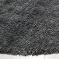 thumbnail image 4 of SAFAVIEH Paris Darwin Plush Polyester Shag Area Rug, Slate, 5' x 5' Round, 4 of 8