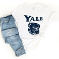 thumbnail image 6 of Yale Bulldog Distressed - Women's Short Sleeve Graphic T-Shirt, 6 of 9