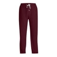 thumbnail image 5 of HKYNLAG Men's Pajama Pants Cotton Buffalo Plaid Lounge Sleepwear Pants Christmas PJ Bottoms with Drawstring and Pockets Wine XL, 5 of 5