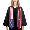 thumbnail image 3 of Comoros Flag Graduation Stole Graduate Shawl Sash Scraf Gift For Abroad Student International Study (Square), 3 of 9