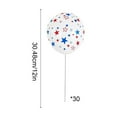 thumbnail image 3 of Twfbrm 30Pcs 4th of July Balloons Kit Red White and Blue Latex Balloons with Confetti Party Balloons for 4th of July Decorations Independence Day Memorial Day Patriotic Anniversary, 3 of 6
