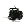 thumbnail image 2 of Telephone Cords with Wire Clips for Replacement Black PVC PP Material Adjustable Length, 2 of 8