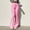 Pink, variant on Women's Casual Style Low Waisted Flared Pants Fashionable And Solid Color Pants Women Yoga Pants with Pockets plus Size Tall Women's Yoga Pants with Pockets Leather Yoga Pants with Pockets Maternity