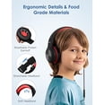 thumbnail image 3 of Nabevi Auriculares para niños para la escuela, Auriculares para niños con micrófono, función de compartir, límite de volumen seguro de 85 dB/94 dB, sonido HD, auriculares para niños para la escuela, e, 3 of 5
