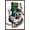 Mahogany Framed Version, variant on Minecraft: Metro Art - Chicken Jockey Wall Poster, 22.375" x 34"