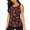 Autumnal Forest, variant on Xecao Astronauts in sport print women's scoop neck, loose-fit workout tank tops for the gym.