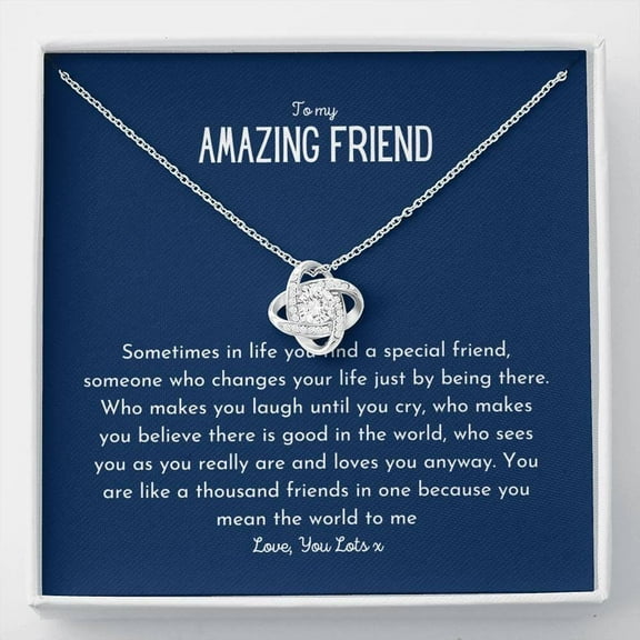 Personalized Best Friend Necklace, Beautiful Friend, Best Friend Birthday Gift, Special Friend Birthday Gift, To My Best Friend Gift, True Friendship