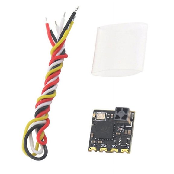 SX1280 ELRS 2.4GHz Receiver RX ExpressLRS Long Range High Reflash Rate Nano Receiver for FPV RC Drone Airplane EP2 RX,1 x receiver,Black