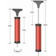 thumbnail image 2 of Portable Ball Pump,Air Pump Inflator Kit with Needle,Nozzle, Extension Hose Hand Pumps for Basketball Football Volleyball Water Polo Rugby Exercise Sp, 2 of 5