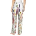 thumbnail image 3 of Daiia Autumn Garden Women's Sleep Pant with Pockets and Drawstring,Pajama Pants-Medium, 3 of 9
