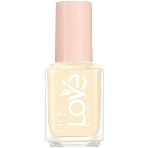 LOVE by essie Nail Polish, 80% Plant-based, Salon-Quality, Vegan, Yellow, On The Brighter Side, 0.46 Fl Oz E22