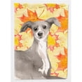 thumbnail image 1 of Carolines Treasures BB9527CHF Drapeau d'Automne en Toile avec Lévrier Italien, 1 of 4