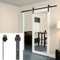 thumbnail image 5 of Herraje para puertas correderas Sistema para puertas correderas Riel - Solo gancho ?Adecuado para rieles colgantes de más de 244 cm? - Dontodent Negro Kuyhfg Sin marca, 5 of 5