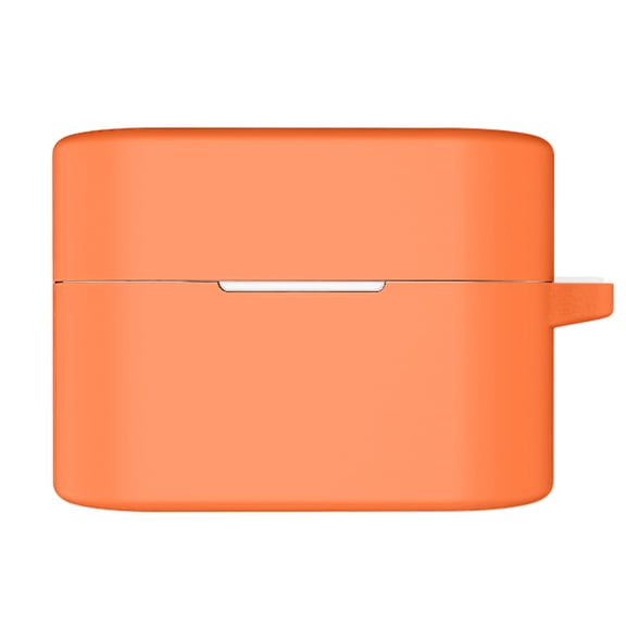 Silicone Case Cover for Wf-1000xm6 Wireless Headphone Full-body Protective Case Scratch-resistant Dustproof Shockproof (Orange)