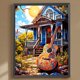thumbnail image 3 of Pintura de diamante 5D DIY, kit de guitarras con taladro redondo completo, decoración del hogar, 30x40cm, 3 of 9
