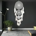 thumbnail image 4 of Handmade Dream Catcher Feather Ring Wall Hanging Bedroom Window Balcony Ornament, 4 of 7