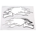 thumbnail image 1 of 2Pcs 3D Skull Head Auto Motorcycle Car Sticker Decor Decal,3D Motorcycle Sticker, 1 of 9