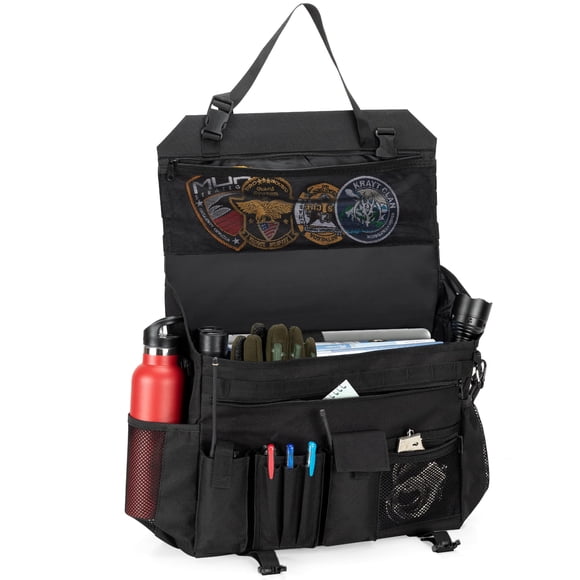 Bolsa de policía Trunab con funda para portátil de 15,6 pulgadas, negra