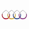 thumbnail image 1 of Metal Swing Rings - Backyard Outdoor Gymnastics Ring, Monkey Ring, Climbing Ring and Obstacle Ring (Random Color), 1 of 5