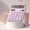 Purple, variant on sruoe Calculator, Desktop Calculator, Small Mini Calculator, Large Lcd Display Button Battery Power Smart Calculator, Portable Electronic Calculator