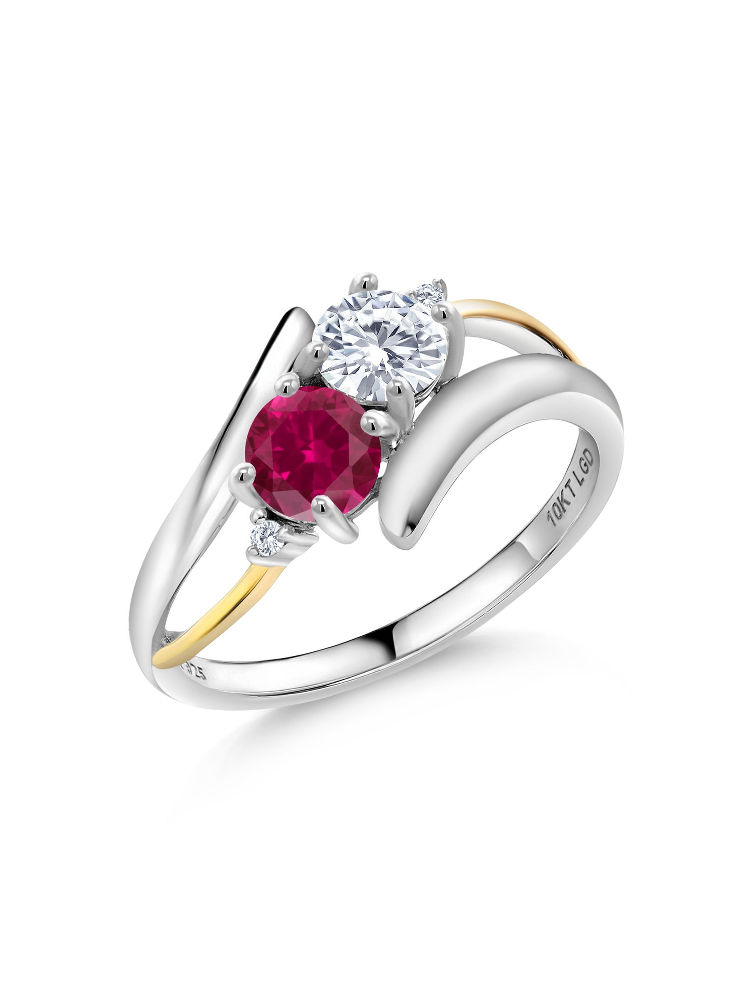 5.26 Ctw 925 Sterling Silver Plated Oval Shaped Pink Sapphire & White CZ Diamond Engagement Classic Wedding Ring 5.26 Ctw 925 Sterling Silver Plated Oval Shaped Pink Sapphire & White CZ Diamond Engagement Classic Wedding Ring