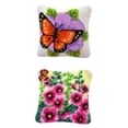 thumbnail image 1 of 2 Piezas 16 "16pcs" Flor Floral Cojín Funda De Almohada Pestillo Gancho Kit, 1 of 9