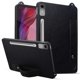 thumbnail image 1 of Funda con correa de mano y soporte de cuero para Lenovo Tab P12, gris, negro y multicolor, 1 of 5