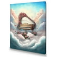 thumbnail image 2 of DESIGN ART Designart "Piano Heaven I" Music Jazz Canvas Art Print 12 in. wide x 20 in. high, 2 of 5