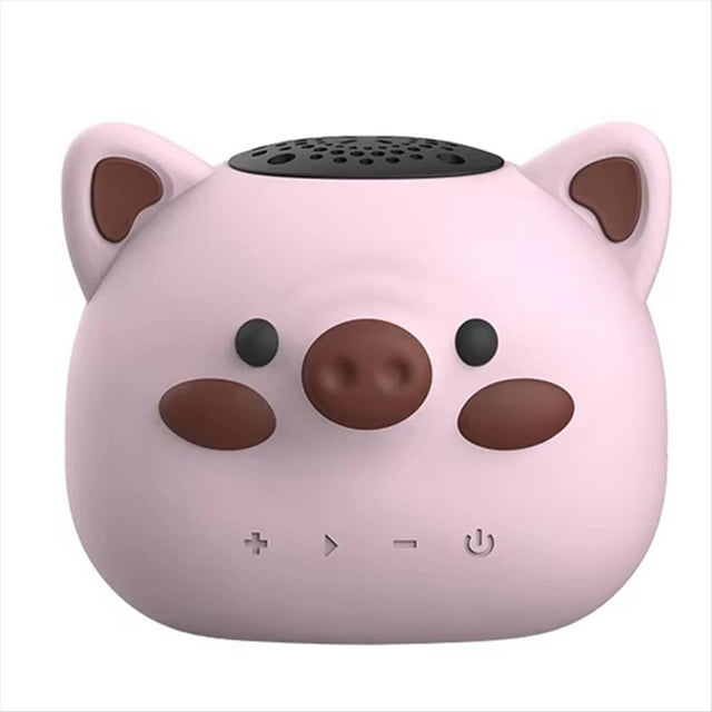 Mini Altavoz Bluetooth de Bolsillo con Diseño de Cerdo de , Barra de Sonido Inalámbrica, IP65, Resistente Al Agua, Estéreo, Caja de Música.