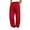 Red, variant on Inleife Mens Pants Sweatpants Stretch Men's Casual Sport Pocket Solid Color Elastic Waist Jogger Pants