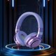 thumbnail image 1 of Auriculares Bluetooth PWPSG, auriculares inalámbricos supraaurales, reducción de ruido inteligente, estéreo HiFi, plegables, ligeros, con graves profundos, morados., 1 of 8