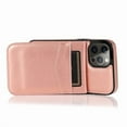 thumbnail image 2 of iPhone 13 Pro Max Case, Leather Wallet Case iPhone 13 Pro Max 6.7", PU Leather Case, Built in Stand Wallet Credit Card Holder Case 5 Card Slots Case For Apple iPhone 13 Pro Max, Pink, 2 of 11