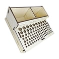 thumbnail image 1 of LOVIVER Leather Craft Tool Holder Accessories Shelf Wooden Leather Tools Storage Box, 1 of 8
