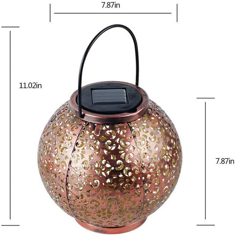 2 Pack Big Hanging Solar Lights Outdoor Solar Lights Retro Hanging Solar Lantern with Handle and Table Lantern, 10 Lumens, Wash Bronze 2 Pack Big Hanging Solar Lights Outdoor Solar Lights Retro Hanging Solar Lantern with Handle and Table Lantern, 10 Lumens, Wash Bronze