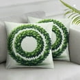 thumbnail image 3 of nygtbtfer Couch Pillow Covers Outdoor Pillow Covers Waterproof Seasonal Boho Spring Throw Pillow Covers Pillows Covers for Living Room Waffle Throw Pillow  Pillow Covers March White, 3 of 7