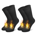 thumbnail image 2 of JSPA Men's Thick Trapping Boot Insulated Heated Thermal Socks,Black,2 Pack,Large, 2 of 6