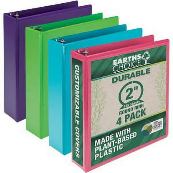 Samsill Earthchoice Durable View Binder