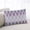Purple, variant on Yellow Boho Flowers Throw Pillow Covers, Modern Luxurious Geometric Floral Soft Breathable Pillow Cases with Invisible Zipper for Sleeping, Long Body Pillowcases for Couch Bed Sofa Chair 20x60 Inches