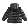 thumbnail image 3 of Toddler Puffer Coat Toddler Winter Coat Cute Bear Ears With Hoods Windproof Down Jacket for Baby Toddler Puffer Jacket Little Boys Girls Clothes 5-6 Years, 3 of 3